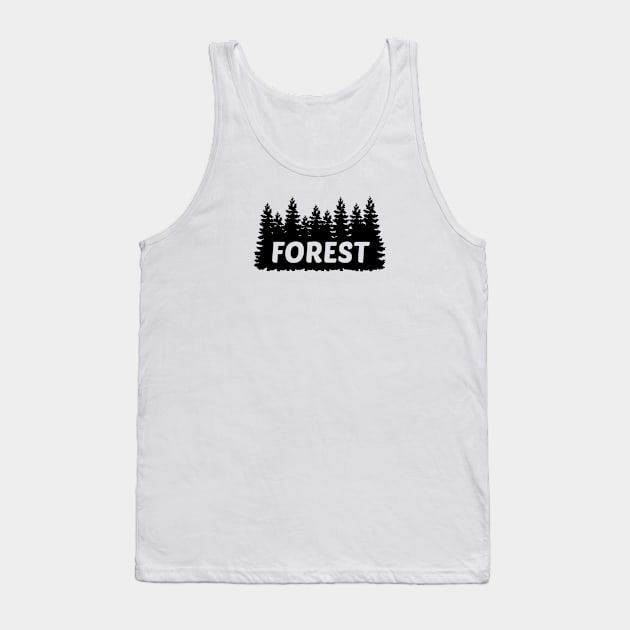 Calm Forest Tank Top by notami